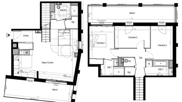 Appartement à vendre 4 pièces 96 m² Thonon-les-Bains