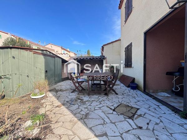 CANET EN ROUSSILLON VILLAGE ,MAISON T5 3 FACES ,JARDIN,GARAGE.
