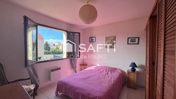 CANET EN ROUSSILLON VILLAGE ,MAISON T5 3 FACES ,JARDIN,GARAGE.