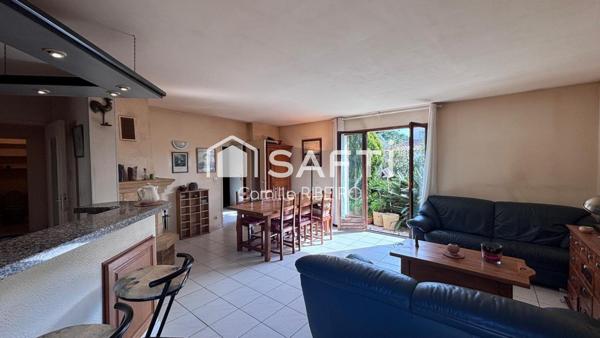 CANET EN ROUSSILLON VILLAGE ,MAISON T5 3 FACES ,JARDIN,GARAGE.