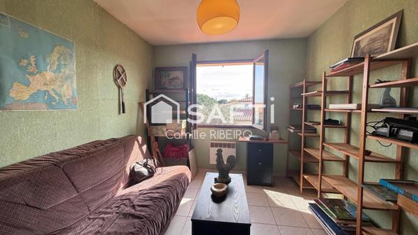 CANET EN ROUSSILLON VILLAGE ,MAISON T5 3 FACES ,JARDIN,GARAGE.