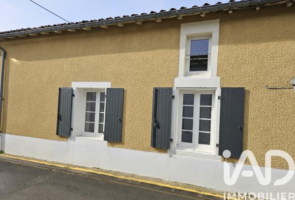 Maison à vendre 3 pièces 63 m² Mauzé-sur-le-Mignon