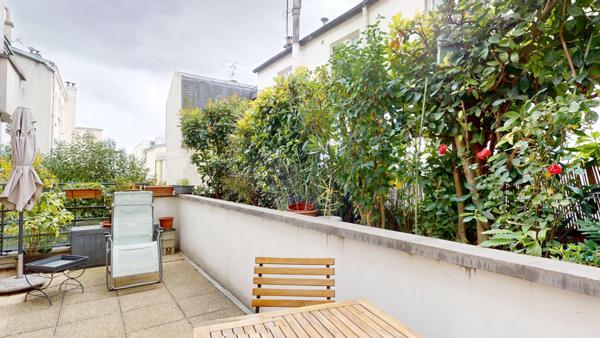 À vendre : Appartement 4 pièces à Paris 17, Terrasse et 2 parkings