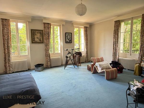 OLIVET bord du Loiret, maison de Maître à vendre 418 m² habitables , parc arboré et paysagé de 4337 M²