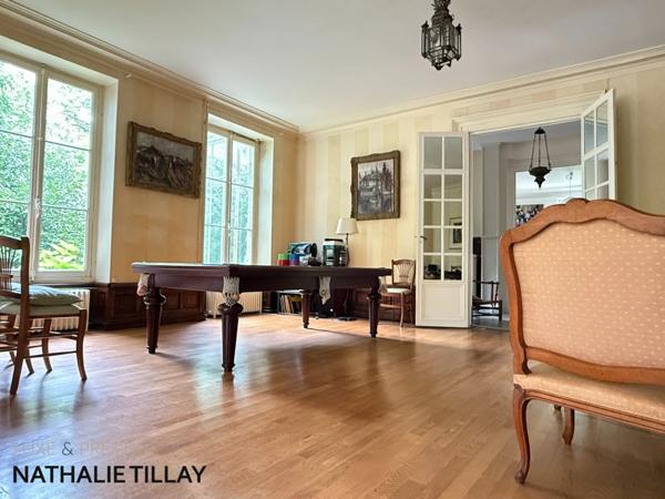 OLIVET bord du Loiret, maison de Maître à vendre 418 m² habitables , parc arboré et paysagé de 4337 M²