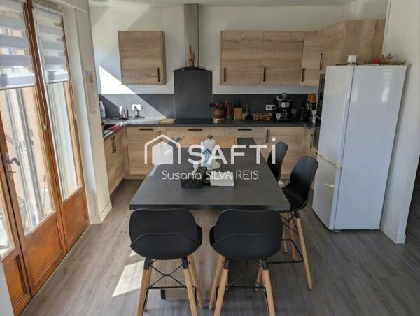 Maison de 118 m² habitables sur un terrain d'environ 1610 m²
