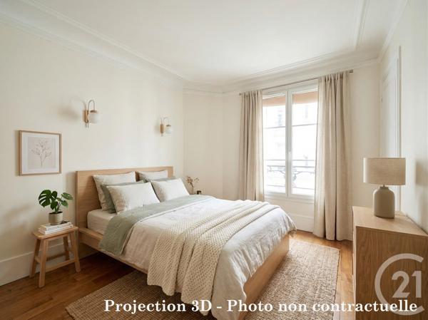 Appartement à vendre  3 pièces - 52,27 m2 PARIS - 75018
