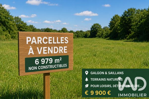 Terrain à vendre 6 979 m² Galgon