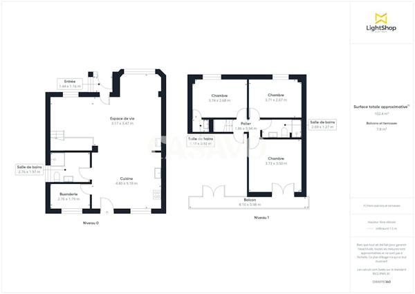 Vente Maison 6 pièces de 116m² - 94500 Champigny-sur-Marne