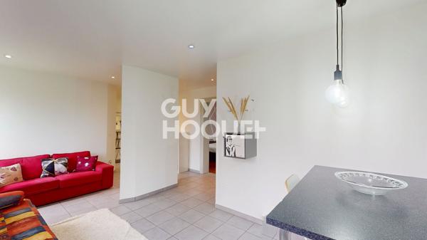 Appartement F3 meublé de 66.7 m2 au RDC ? Vue Jardin
