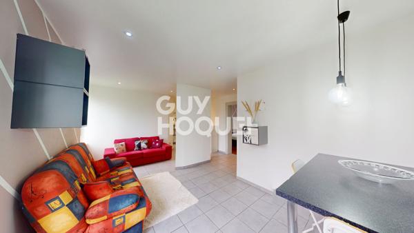 Appartement F3 meublé de 66.7 m2 au RDC ? Vue Jardin