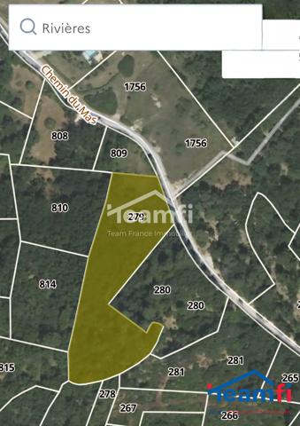Terrain à vendre, 82 a 10 ca - Rivières de Terrargues 30430