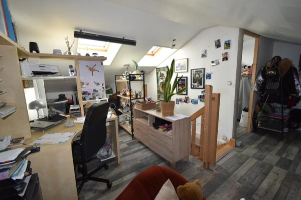 Maison 147m², 4 chambres, bureau, jardin