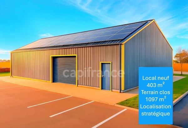 Local d’activité neuf de 403 m² disponible T4 2025 - Cavignac (33)
