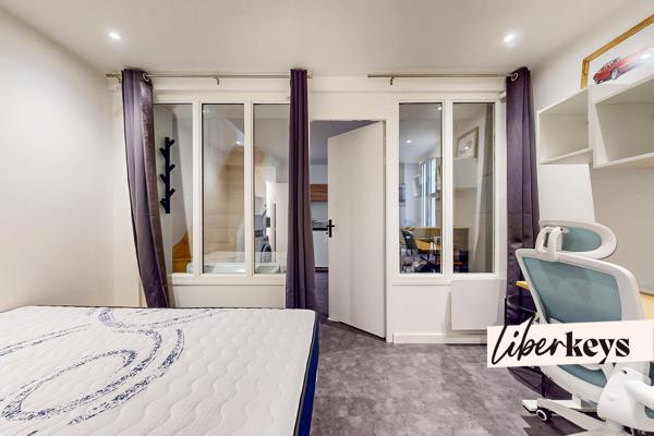 Lyon 7 Jean Macé – Duplex rénové avec 2 chambres et 2 salles d'eau