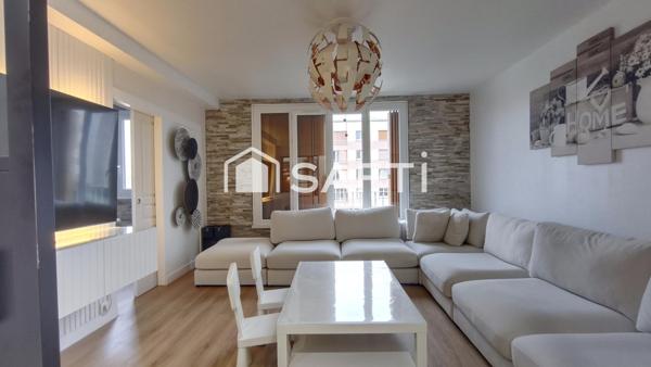 Appartement 4 pièces 3 chambres garage cave