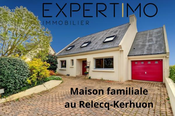 Le Relecq-Kerhuon (29480) Maison familiale rénovée avec vue dégagée et aperçu mer – 185 m² utiles – Le Relecq-Kerhuon