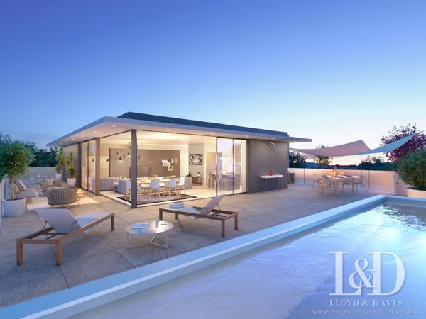 T3 prestige avec 2 suites et piscine privative