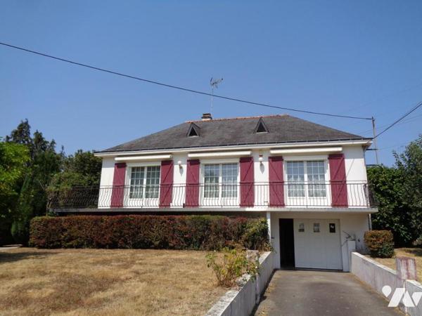 Maison sur sous-sol de 103 m² hab sur terr de 997 m², 3 chbres, dans hameau calme 