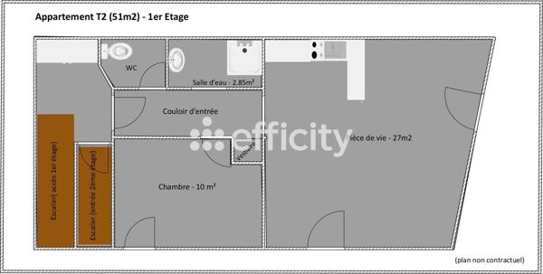Immeuble - 160 m² Exclusivité efficity