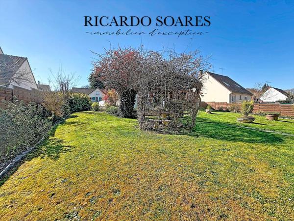 60940 ANGICOURT - MAISON DE PLAIN PIED / SOUS-SOL TOTAL / 2 CHAMBRES / MAGNIFIQUE JARDIN DE 881m2