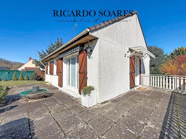60940 ANGICOURT - MAISON DE PLAIN PIED / SOUS-SOL TOTAL / 2 CHAMBRES / MAGNIFIQUE JARDIN DE 881m2