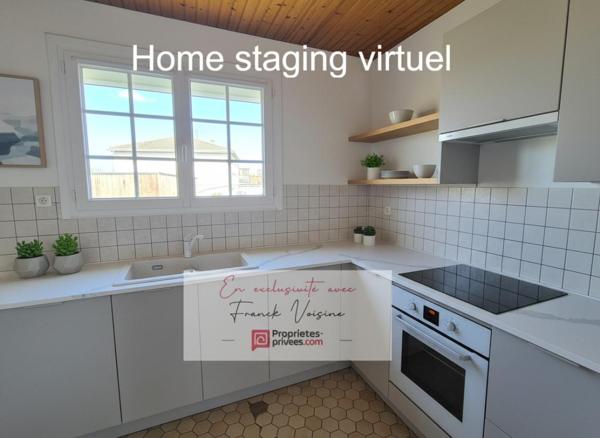 A VENDRE  en EXCLUSIVITE aux Herbiers, centre ville - Maison avec 4 chambres sur un terrain de  729 m2 env