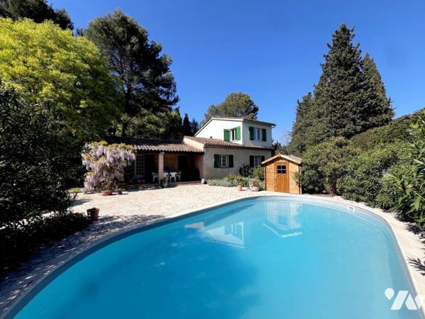 GRASSE/St-Antoine, Che. des Chèvrefeuilles. Propriété de 175m² avec piscine - Vente en VIAGER OCCUPE