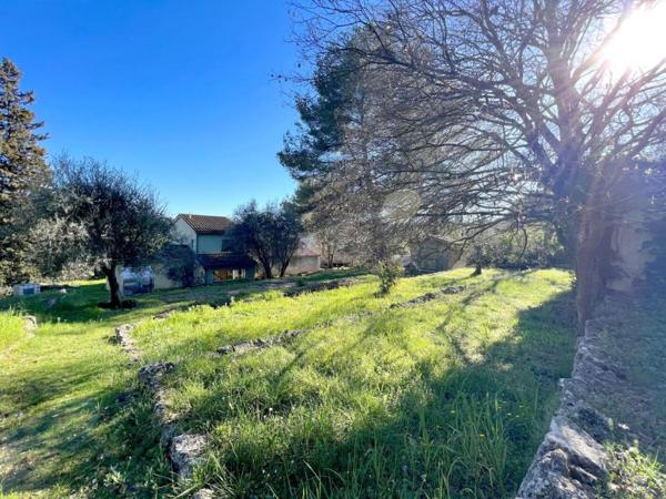 GRASSE/St-Antoine, Che. des Chèvrefeuilles. Propriété de 175m² avec piscine - Vente en VIAGER OCCUPE