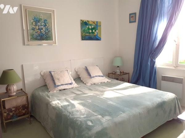 Au coeur du Parc de Vallières, à 200 m de la plage, dans immeuble de qualité, appartement de charme