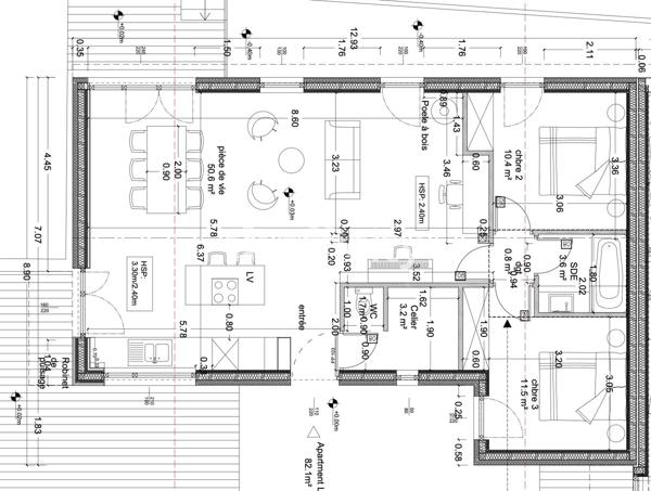 Maison 3 pièces - 79 m²