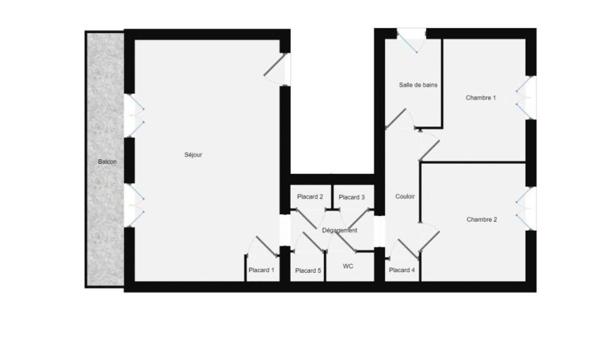 APPARTEMENT T3 Faubourg Maché
