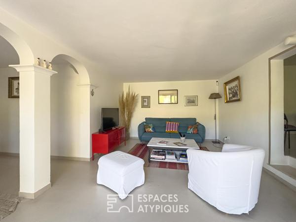 Villa à réinventer avec vue mer et sur l’ Estérel