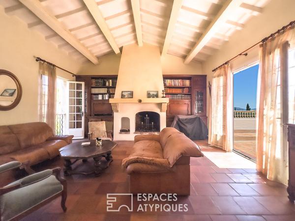 Villa à réinventer avec vue mer et sur l’ Estérel