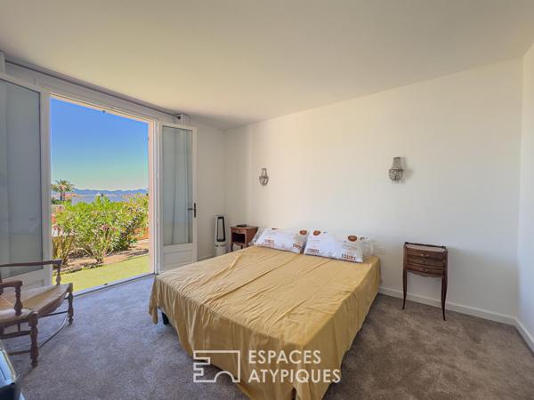 Villa à réinventer avec vue mer et sur l’ Estérel
