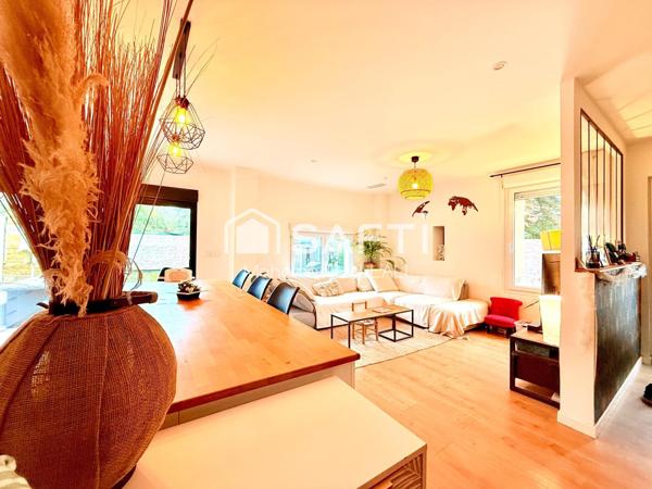 Maison plein pied, 4 chambres, jardin