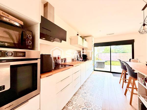 Maison plein pied, 4 chambres, jardin