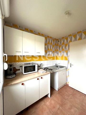 Appartement T2 meublé avec terrasse et parking privatif, secteur Rocadest Carcassonne