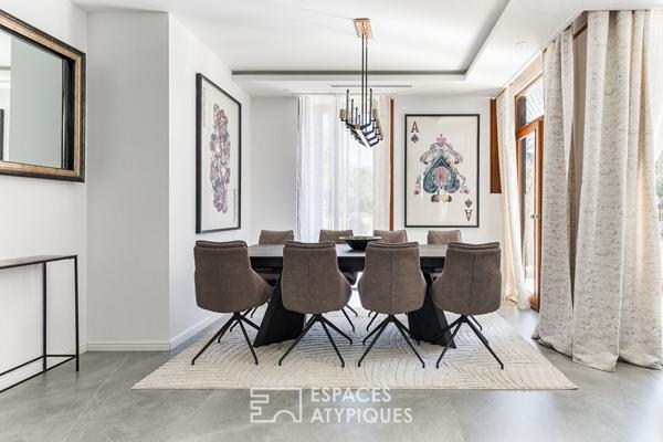 Villa d’architecte avec piscine et parc arboré aux portes de Montauban