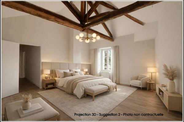 Tullins-Fures – Maison de caractère rénovée – 166 m² – 4 chambres – Jardin