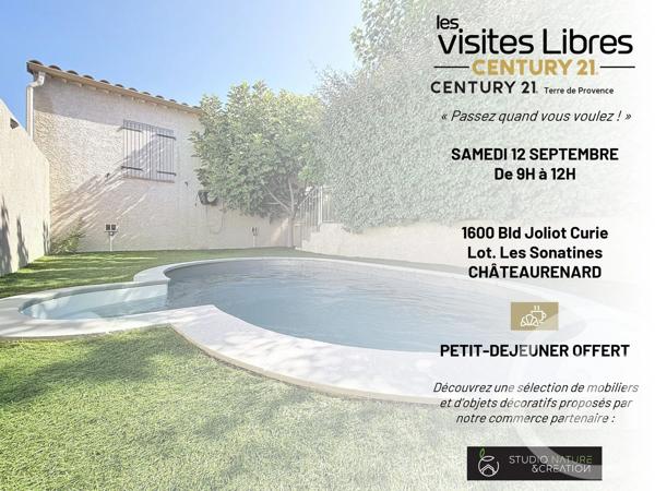 Maison à vendre  6 pièces - 123,64 m 2   CHATEAURENARD  - 13