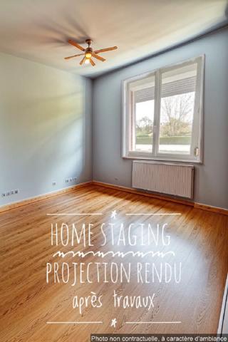 MAISON A VENDRE A TERGNIER (AISNE) - 7 PIECES - 110 m² - JARDIN - GARAGE