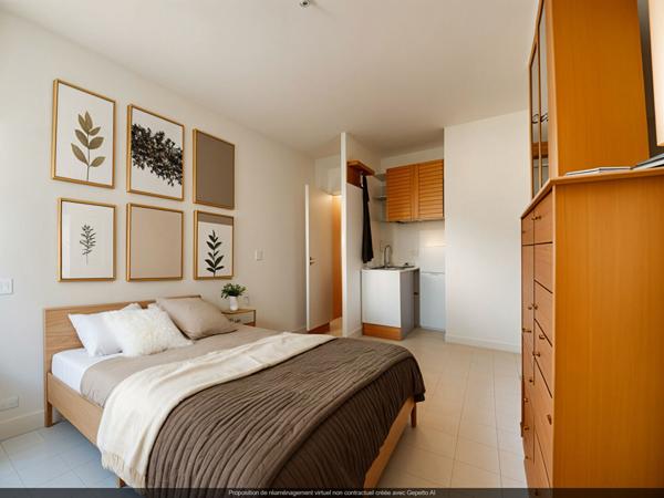 Nantes Rond-Point de Paris - Appartement 1 pièce(s) 17 m2 avec garage,  
Nantes 44300