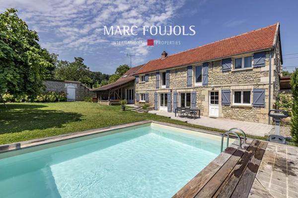 ANGICOURT – AUTHENTIQUE PROPRIÉTÉ EN PIERRE AVEC PISCINE ET JARDIN