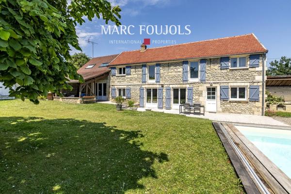 ANGICOURT – AUTHENTIQUE PROPRIÉTÉ EN PIERRE AVEC PISCINE ET JARDIN