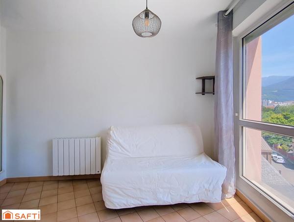 Studio meublé 16m² - Vue dégagée
