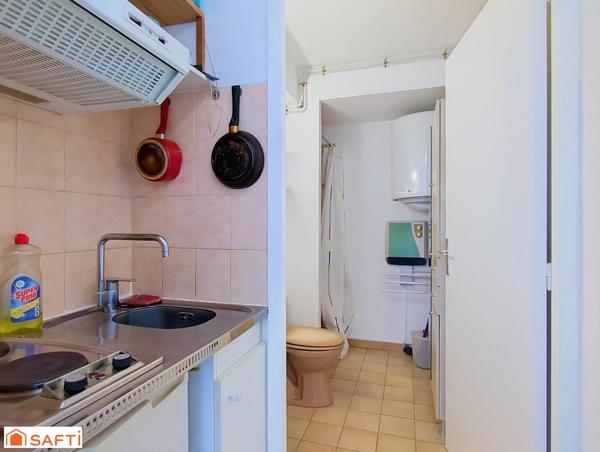 Studio meublé 16m² - Vue dégagée