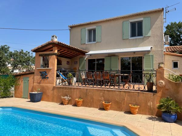 A VENDRE 83470 SAINT MAXIMIN LA SAINTE BAUME MAISON TYPE 5 DE  160M² SUR 1750M² DE JARDIN GARAGE PISCINE
