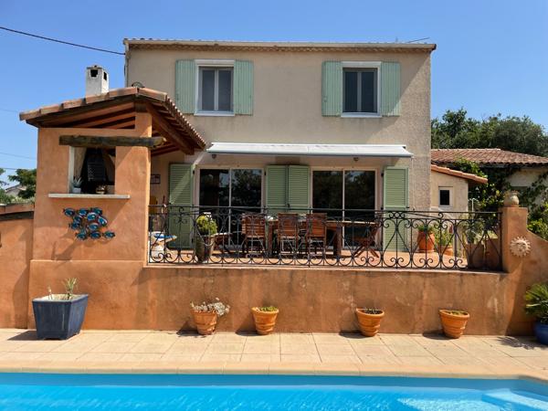 A VENDRE 83470 SAINT MAXIMIN LA SAINTE BAUME MAISON TYPE 5 DE  160M² SUR 1750M² DE JARDIN GARAGE PISCINE