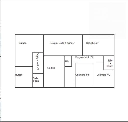 Maison T4 Plain pied 100 m²